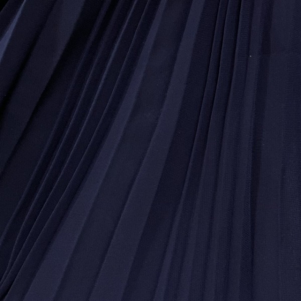  Foxey FOXEY длинная юбка размер 38 M - темный темно-синий женский плиссировать прекрасный товар низ 
