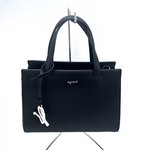  Agnes B agnes b ручная сумочка кожа чёрный × Gold Mini сумка прекрасный товар сумка 