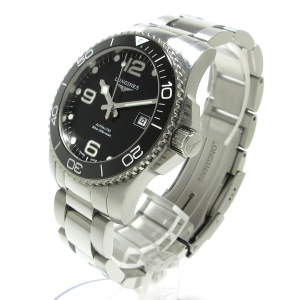 LONGINES(ロンジン) 腕時計 ハイドロコンクエスト L3.781.4.56.6 メンズ 黒の画像2