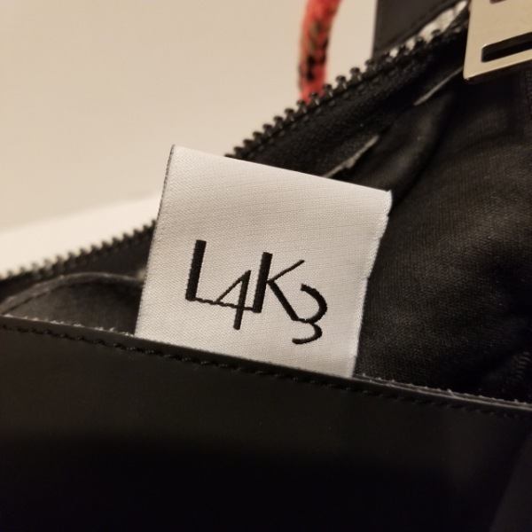 レイク L4K3(LAKE) ショルダーバッグ - 化学繊維 ライトグレー×黒×マルチ バッグの画像8