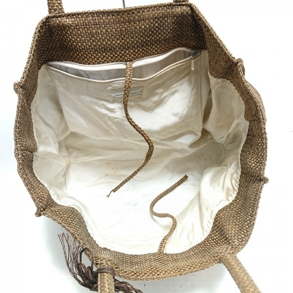  Samantha Thavasa Samantha Thavasa большая сумка - натуральный волокно Brown сумка 