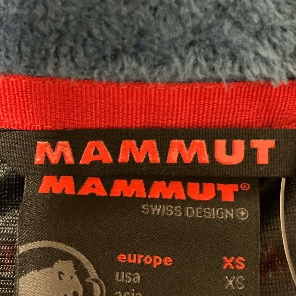  Mammut MAMMUT blouson size XS - polyester blue green lady's long sleeve / autumn / winter jacket 