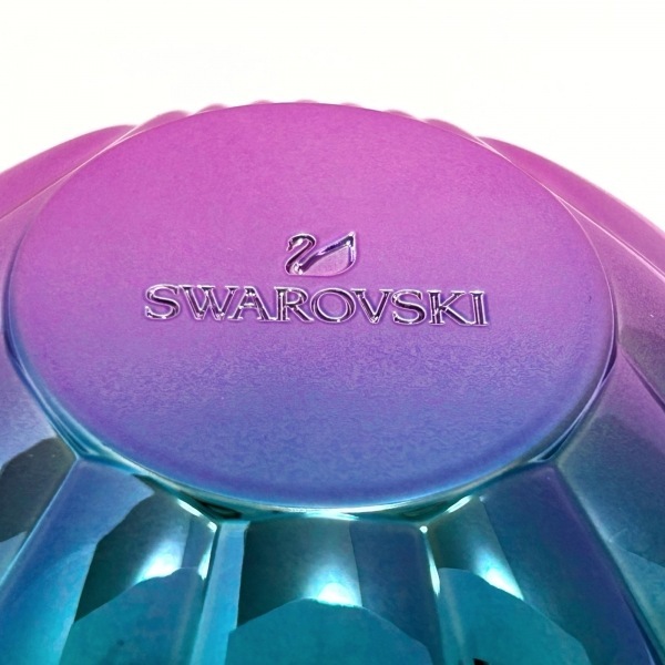スワロフスキー SWAROVSKI 小物入れ - 金属素材×スワロフスキークリスタル ピンク×ブルーグリーン アクセサリーケース/貝/ノベルティ_画像5