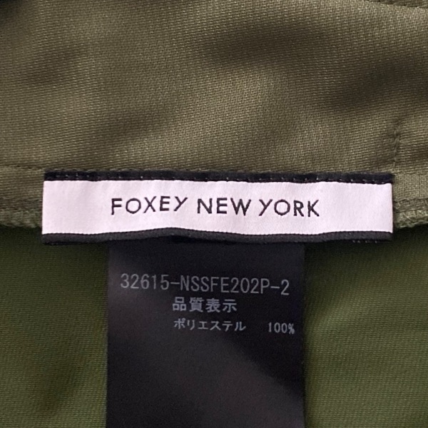 フォクシーニューヨーク FOXEY NEW YORK スカート サイズ38 M グリーン レディース ボトムス_画像3