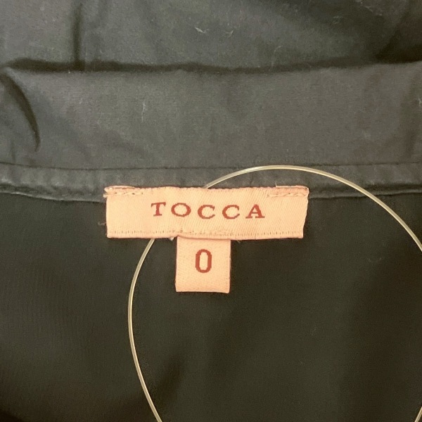 トッカ TOCCA 半袖シャツブラウス サイズ0 XS - ネイビー レディース トップス_画像3