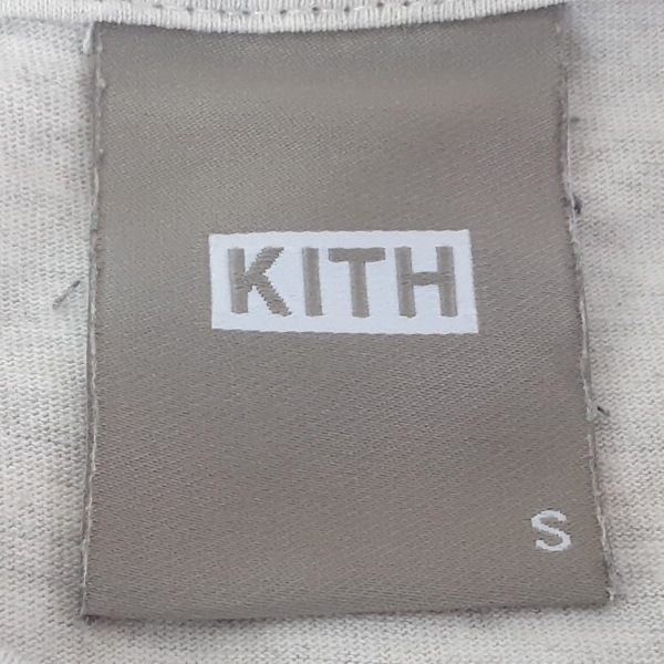 キス KITH 半袖Tシャツ サイズS - ライトグレー×白 メンズ 刺繍 トップス_画像3