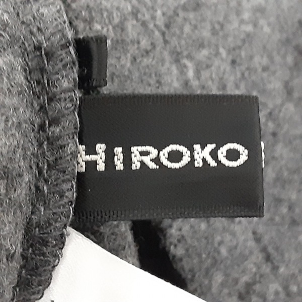 ヒロココシノ HIROKO KOSHINO 長袖カットソー サイズ38 M - グレー レディース ハイネック トップス_画像3