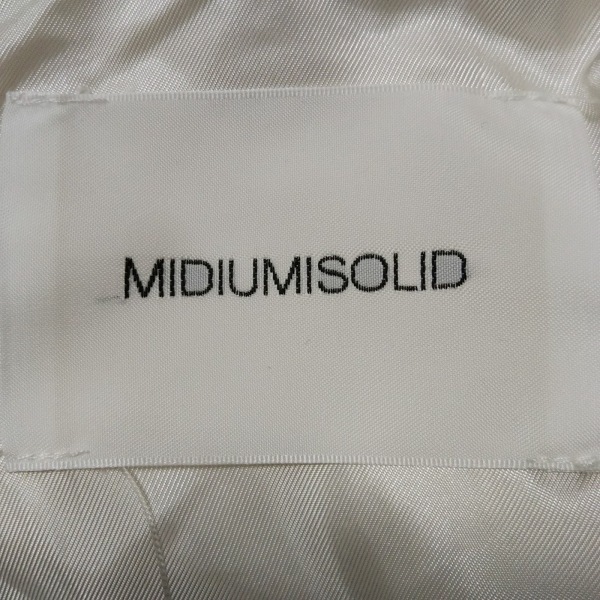 ミディウミ midiumi - アイボリー レディース 長袖/SOLID/冬 コート_画像3