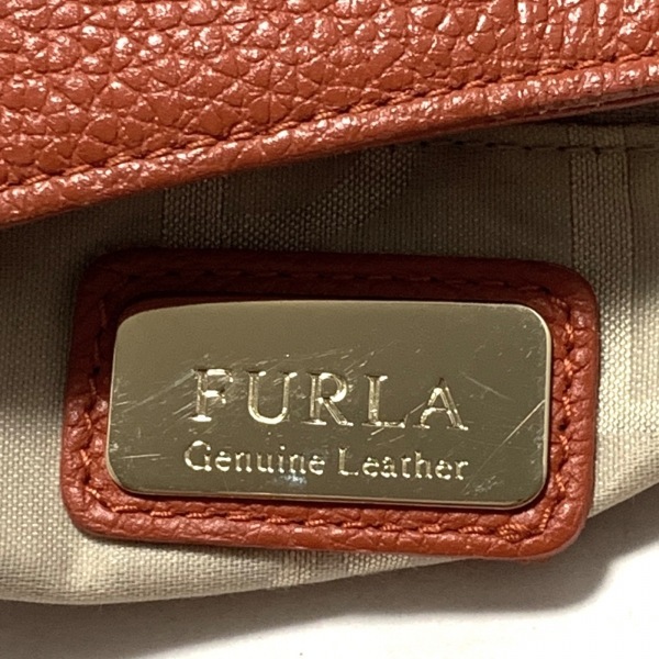 フルラ FURLA ハンドバッグ F6641 - レザー レッド バッグ_画像8
