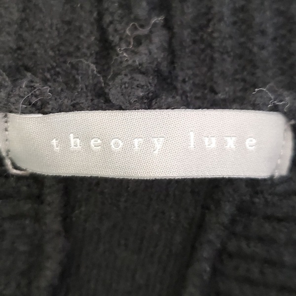 セオリーリュクス theory luxe カーディガン サイズ38 M - 黒 レディース 長袖/ロング丈 トップス_画像3