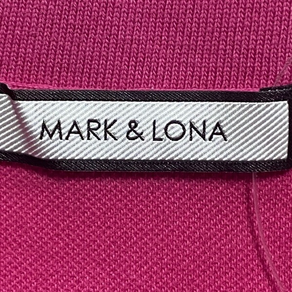 マークアンドロナ MARK&LONA 半袖ポロシャツ サイズ38 M - ピンクパープル×マルチ レディース スカル トップスの画像3