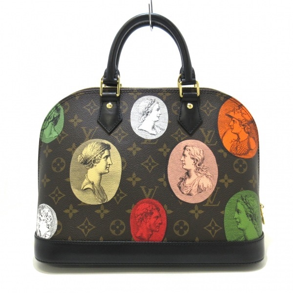 ルイヴィトン LOUIS VUITTON ハンドバッグ M45917 アルマPM モノグラム・カメオ キャンバス モノグラム×マルチ RFID確認済み 美品 バッグ_画像3