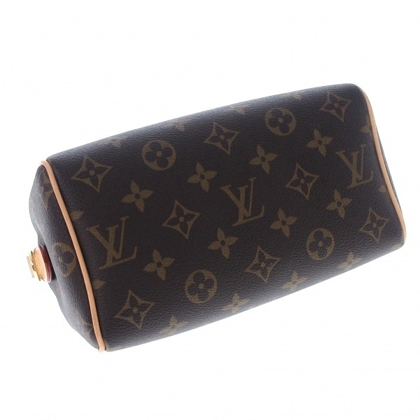 ルイヴィトン LOUIS VUITTON ハンドバッグ M46222 スピーディバンドリエール20 モノグラム・キャンバス ベージュ レディース RFID確認済み_画像4