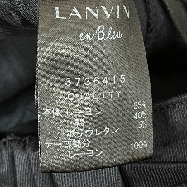 ランバンオンブルー LANVIN en Bleu ショートパンツ サイズ38 M - ダークネイビー レディース 美品 ボトムス_画像4