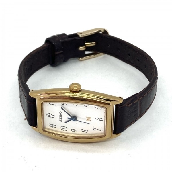 SEIKO(セイコー) 腕時計 NOIE(ノイエ) 1F21-5C10 レディース 型押し加工/社外ベルト 白_画像2