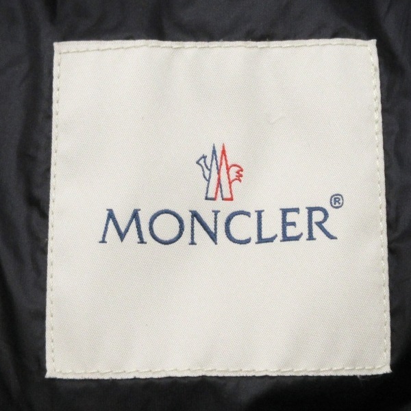 モンクレール MONCLER ダウンコート サイズ0 XS BARBEL(バーベル) 黒 レディース 長袖/秋/冬 コート_画像3