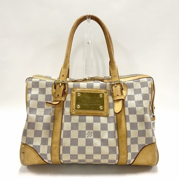 ルイヴィトン LOUIS VUITTON ハンドバッグ N52001 バークレー ダミエ・アズール キャンバス アズール 不鮮明 バッグ ダミエ_画像1