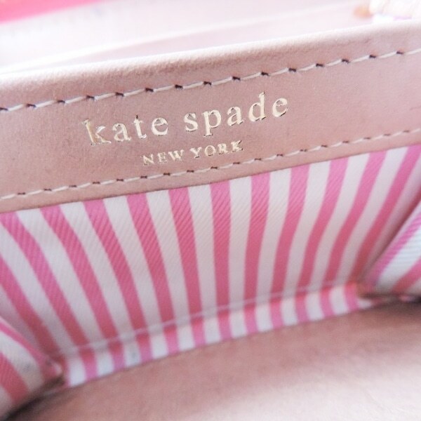 ケイトスペード Kate spade コインケース PWRU1807 - レザー ピンク ラウンドファスナー 財布_画像4
