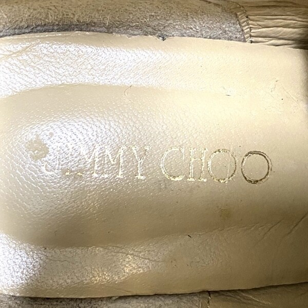 ジミーチュウ JIMMY CHOO ショートブーツ 39 - スエード×エナメル（レザー）×レザー 黒×シルバー レディース インヒール/スター(星) 靴_画像5