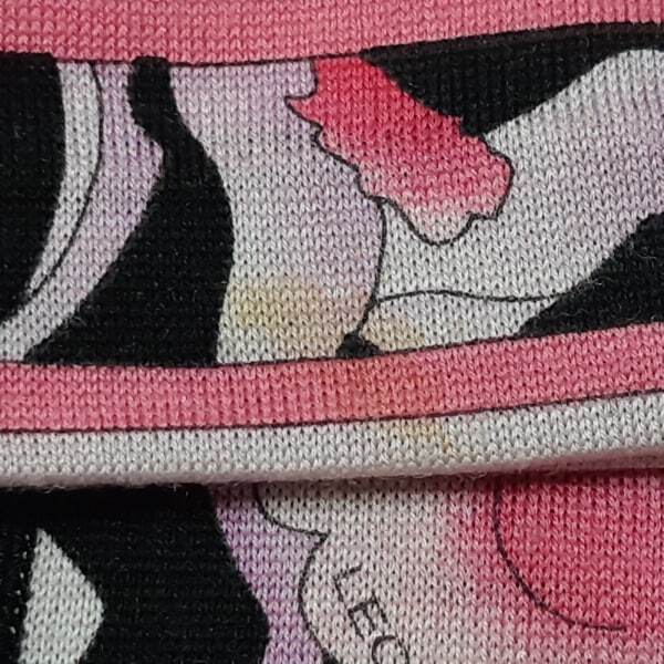 レオナール LEONARD カーディガン サイズLL - 黒×ピンク×マルチ レディース 長袖/花柄 トップス_画像9