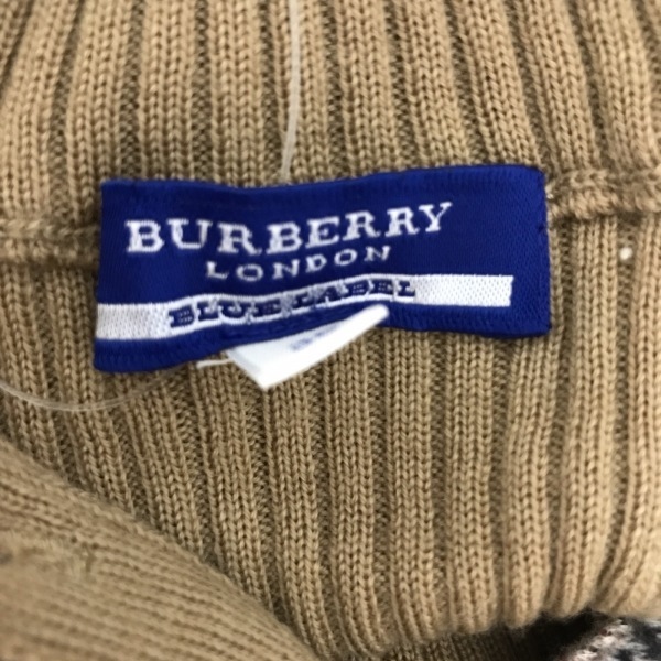 バーバリーブルーレーベル Burberry Blue Label 長袖セーター/ニット サイズ38 M - ライトブラウン×ライトピンク×マルチ レディース_画像3