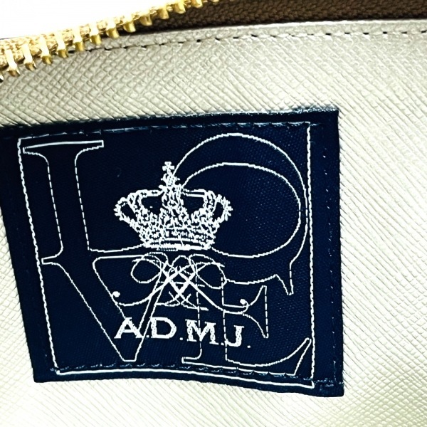 アクセソワ・ドゥ・マドモワゼル AccessoiresDeMademoiselle(ADMJ) 札入れ - 牛革 ブロンゾ L字ファスナー 美品 財布_画像5