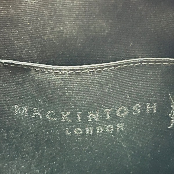 マッキントッシュロンドン MACKINTOSH LONDON - ナイロン×レザー ライトグレー ショルダーウォレット 財布_画像4