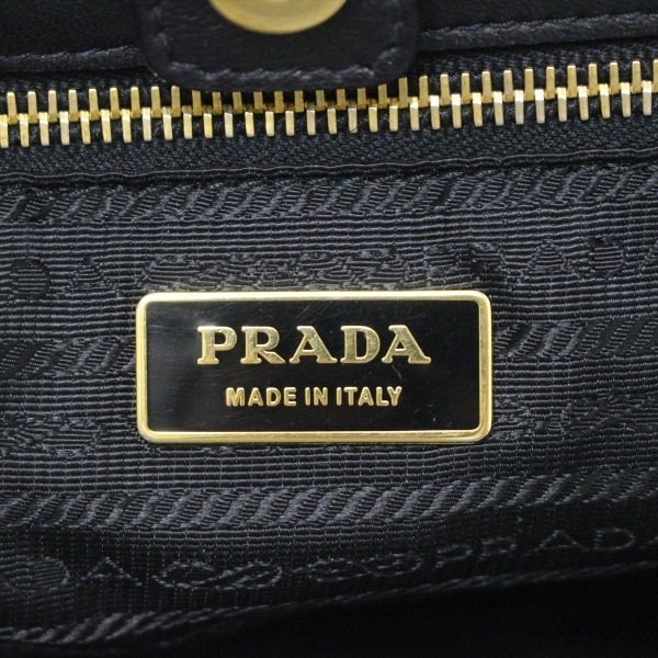 プラダ PRADA トートバッグ BN1601 - ナッパレザー 黒 リボン バッグ_画像8