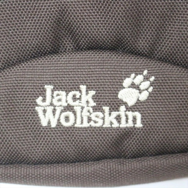 ジャックウルフスキン Jack Wolfskin ウエストポーチ UPGRADE S ナイロン ダークブラウン×黒 美品 バッグ_画像8