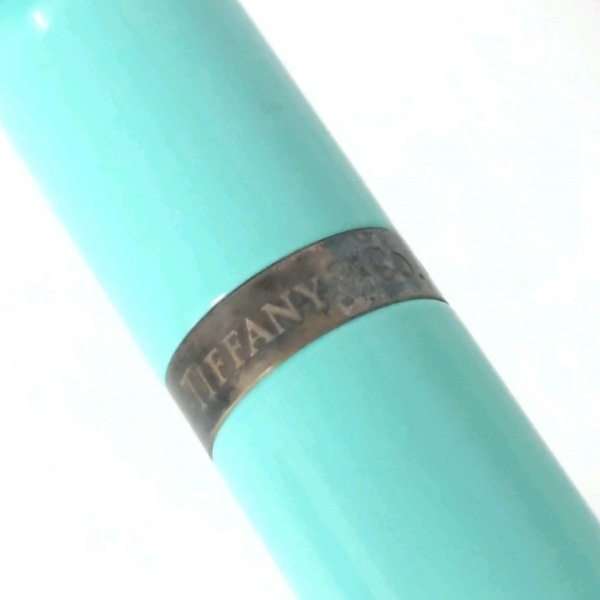 ティファニー TIFFANY&Co. ボールペン クラシックT 金属素材×シルバー ティファニーブルー インクあり(黒) ペン_画像2