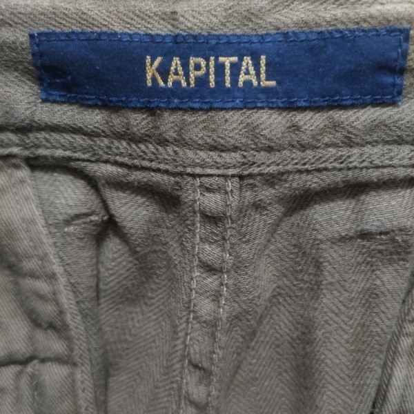 キャピタル KAPITAL パンツ サイズS - カーキ メンズ フルレングス ボトムス_画像3