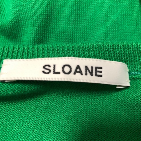 スローン SLOANE 長袖セーター/ニット サイズ2 M - グリーン レディース クルーネック/ニット 美品 トップス_画像3