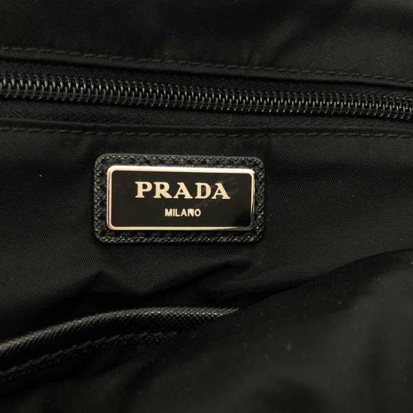 プラダ PRADA リュックサック/バックパック 2VZ135 - ナイロン×レザー 黒 キルティング バッグ_画像7