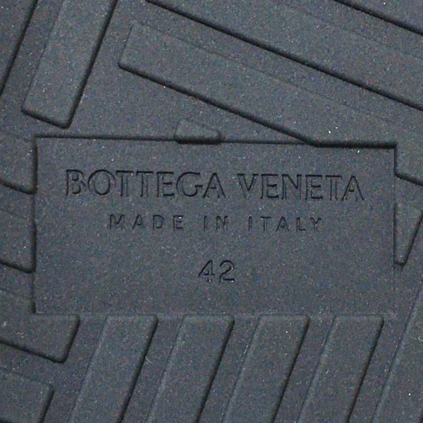 ボッテガヴェネタ BOTTEGA VENETA サンダル 42 スライダー ラバー 黒 メンズ 美品 靴_画像6