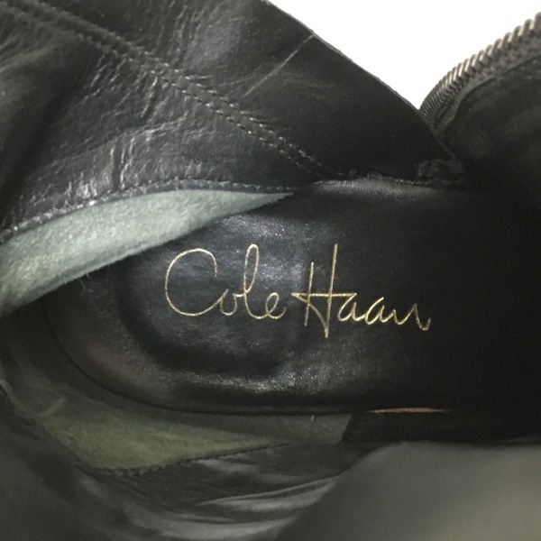 コールハーン COLE HAAN ロングブーツ 6B - レザー 黒 レディース 靴_画像6