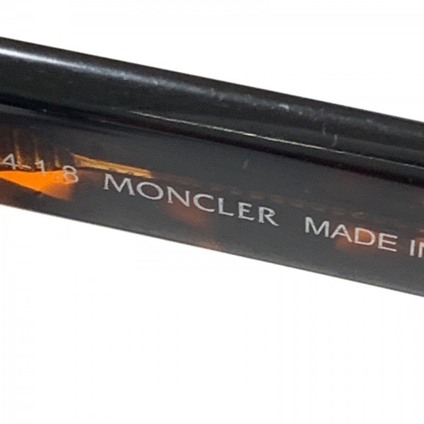 モンクレール MONCLER ML007 - プラスチック ダークブラウン×ブラウン サングラス_画像4