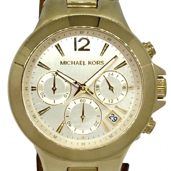 MICHAEL KORS(マイケルコース) 腕時計 ペイトン クロノグラフ MK-2261 レディース クロノグラフ/二重巻きベルト ゴールド_画像1