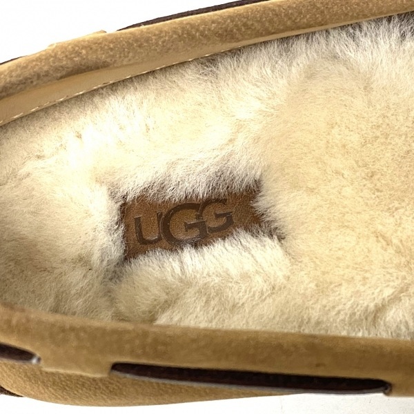 アグ UGG スリッポン 1107965TS アラナTS スエード×レザー ライトブラウン×ダークブラウン レディース インソール取り外し可 靴_画像5