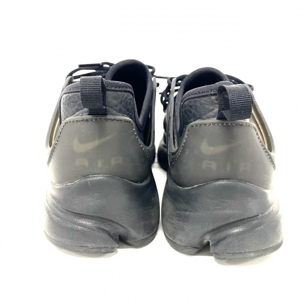 ナイキ NIKE スニーカー 878071‐002 W AIR PRESTO PRM レザー×化学繊維 黒 レディース 靴_画像3