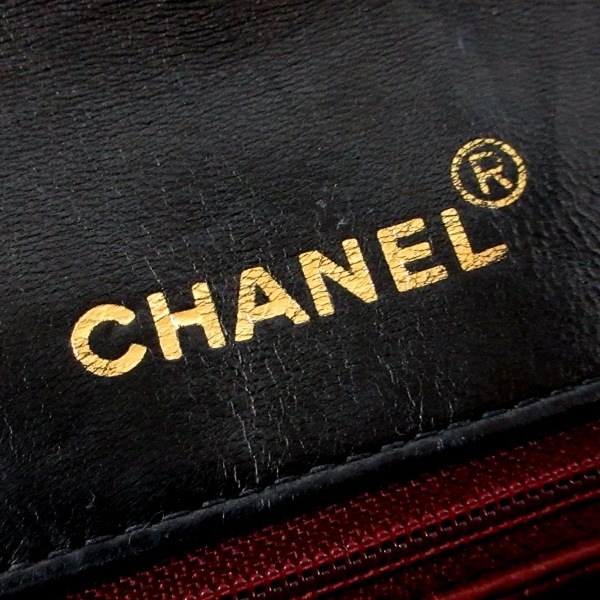 シャネル CHANEL ショルダーバッグ ダイアナフラップマトラッセ ラムスキン 黒 レディース チェーンショルダー/ゴールド金具 2番台 バッグ_画像7