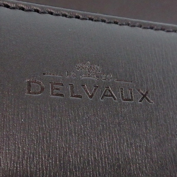 デルボー DELVAUX ハンドバッグ タンペートMM ボックスカーフ 黒×白 美品 バッグ_画像7