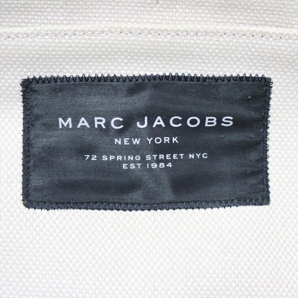 マークジェイコブス MARC JACOBS トートバッグ M0012008 - コーティングキャンバス×レザー 黒×白 バッグ_画像8