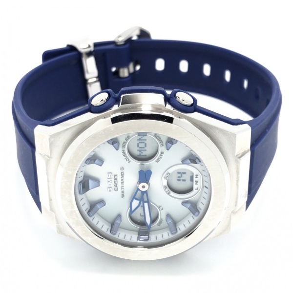 CASIO( Casio ) wristwatch # beautiful goods Baby-G/G-ms MSG-W600 lady's Tough Solar / radio wave silver 