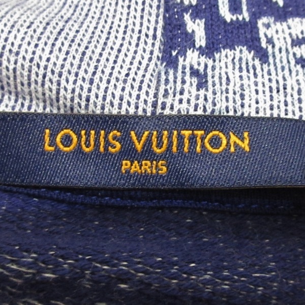 ルイヴィトン LOUIS VUITTON パーカー サイズM RM222M N31 HNY28W モノグラム バンダナ ショートスリーブフーディ 綿 メンズ 半袖 美品_画像3
