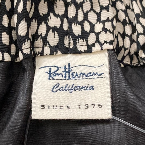 ロンハーマン Ron Herman ロングスカート サイズXS - 黒×白 レディース マキシ丈 ボトムス_画像3