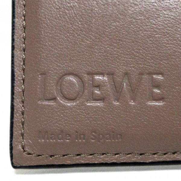 ロエベ LOEWE 3つ折り財布 トライフォールドウォレット ソフトグレインカーフ ベージュ×ライトイエロー 財布_画像5