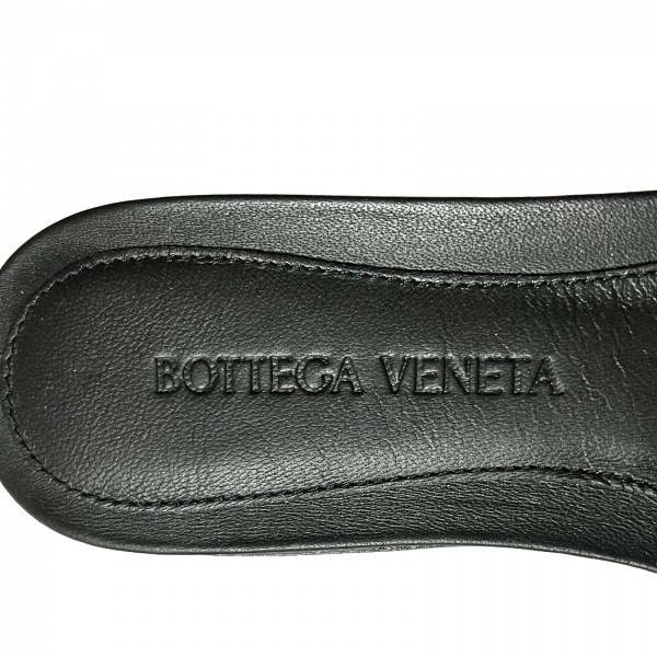ボッテガヴェネタ BOTTEGA VENETA ミュール 34 - レザー 黒 レディース キルティング/オープントゥ 新品同様 靴_画像5