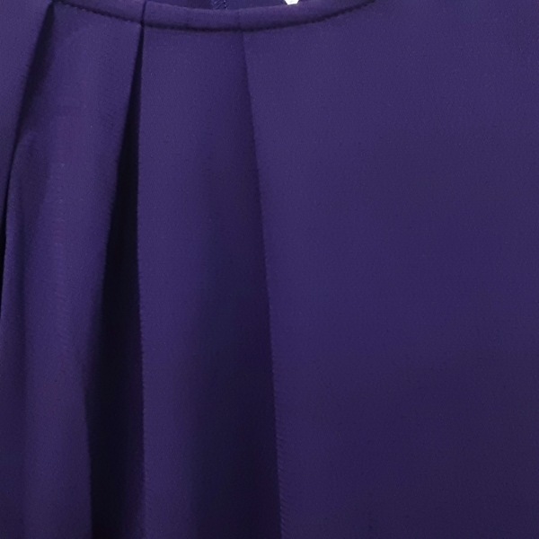 レリアン Leilian 半袖カットソー サイズ17+ XL - パープル レディース クルーネック 美品 トップス_画像8