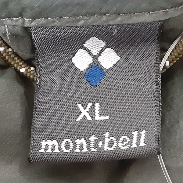 モンベル mont-bell ダウンベスト サイズXL - ダークグリーン メンズ 冬/秋 美品 ジャケット_画像3