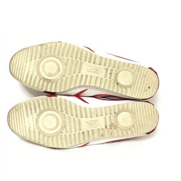  Asics *onitsuka Tiger asics Onitsuka Tiger спортивные туфли 26 1181A370 - кожа × замша белый × красный мужской обувь 